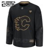 Calgary Flames Dresy Personalizované Fanatics Military Appreciation Practice 2024-25 Černá - Dětské